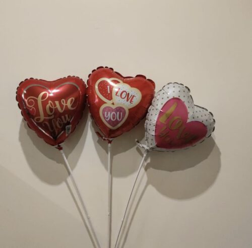 Hartjes steker ballon - Afbeelding 2