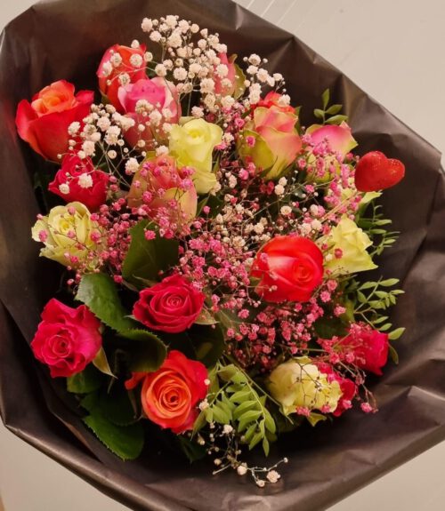 Valentijnsboeket